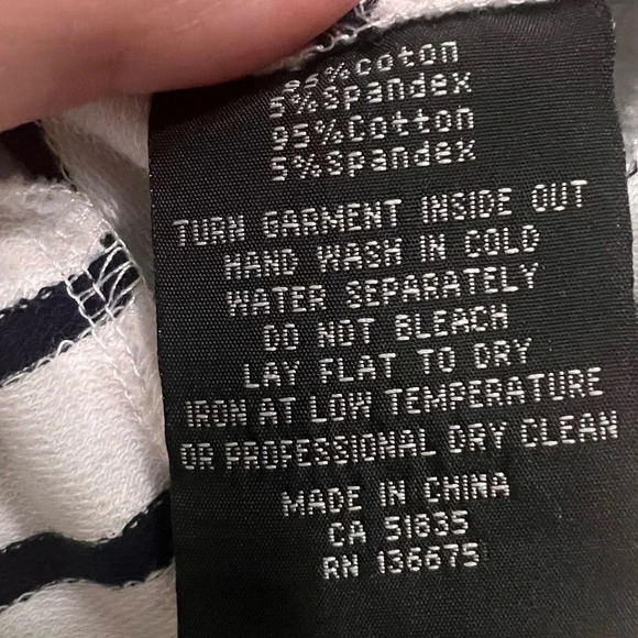 Orly size Large Embroidered Striped Hooded Sweater Style 605-11 - Picture 11 of 11